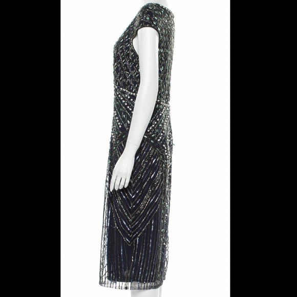 Theia embellished dress - Picture 2 of 7